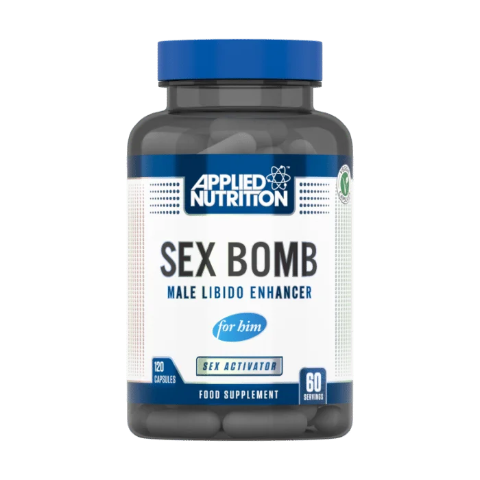 APPLIED NUTRITION SEX BOMB MALE LIBIDO ENHANCER , 120 V CAPS