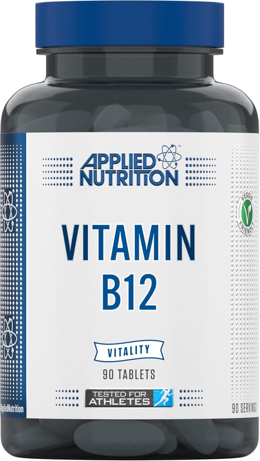 APPLIED NUTRITION VITAMIN B12 90 VEGGIE TABLETS