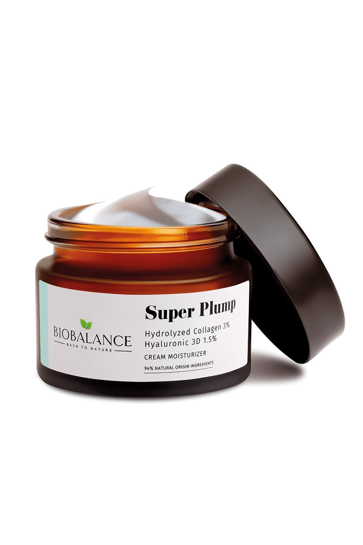 BIOBALANCE Gel Cream Moisturizer Super Plumb Hydrolyzed Collagen 3% Hyaluronic 3D 1.5% 50ml