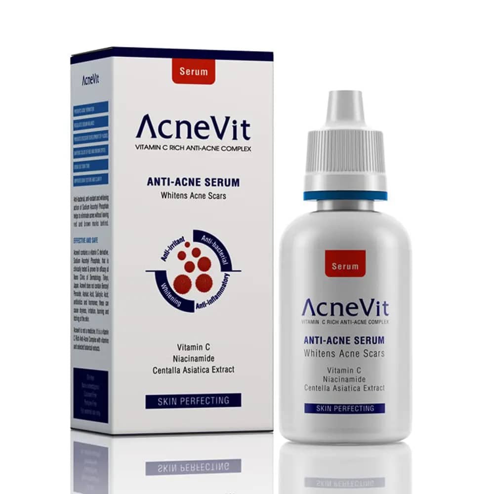 AcneVit Anti -Acne  Serum Vitamin C  Niacinamide  Centella Asiatica extract 30ml