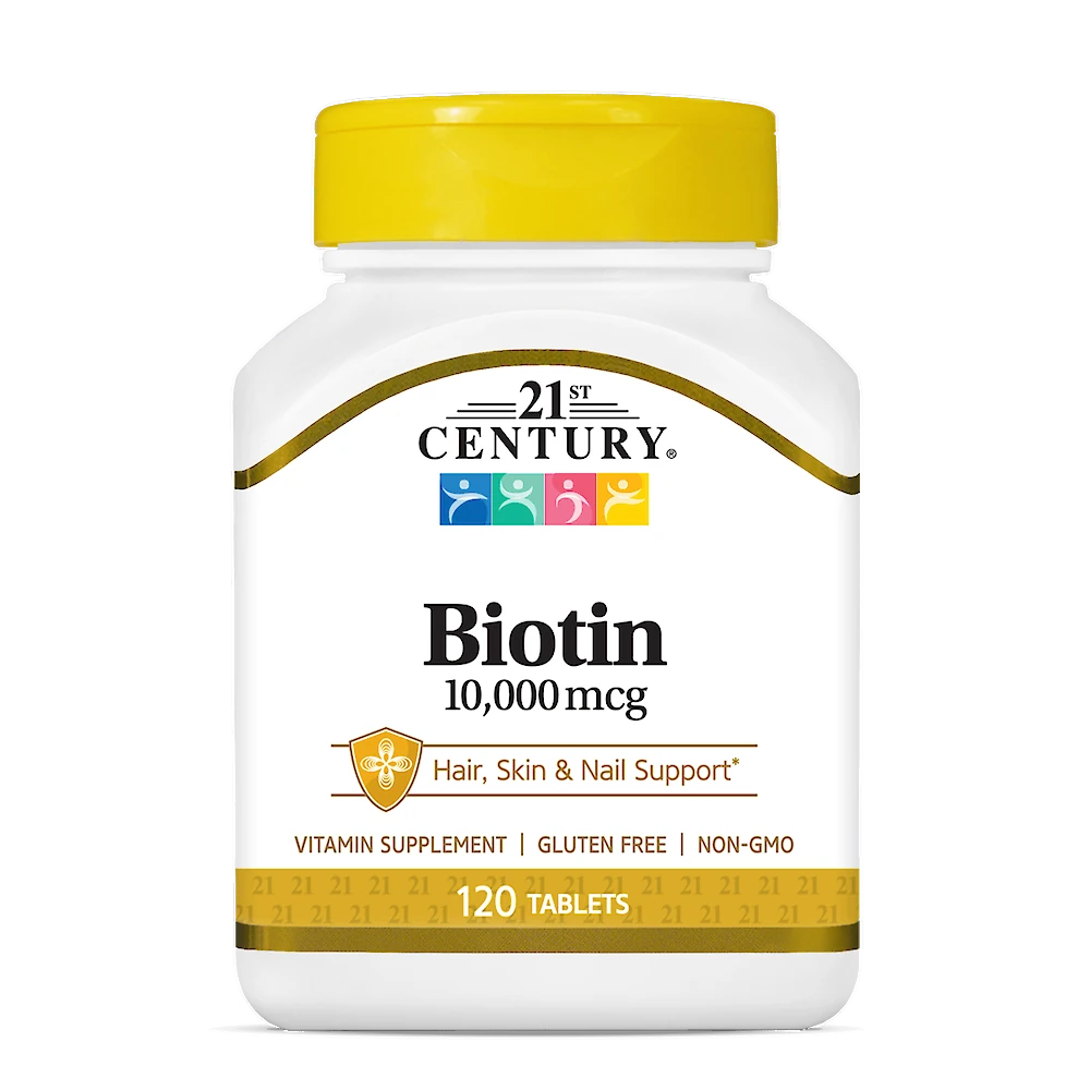21st Century, Biotin, 10,000 mcg, 120 Tablets